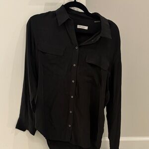 Equipment Black Blouse silk